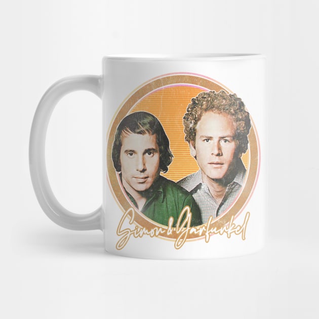 Simon & Garfunkel / Retro Style Fan Design by DankFutura